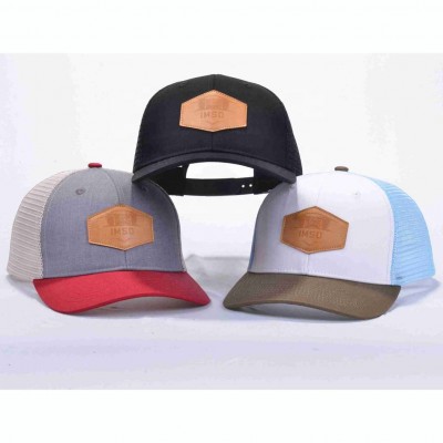 Wholesale Custom Logo Casquette Bone Summer Gorras Caterpillar Blank Plain 6 Panel Mesh Trucker Hat Cap